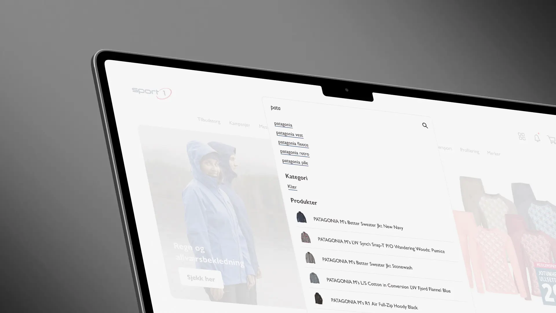 Sport holding søkemotor